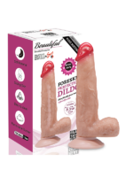 Foreskin Perfection Dildo 22 CM - Çift Katmanlı Gerçekçi Kayar Deri Ultra Yumuşak Realistik Yapay Penis Vibrator