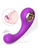 Antlers Şarjlı Tutma Halkalı Güçlü Titreşimli Kavisli G Nokta Uyarıcı Vibratör