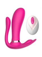 Şarjlı Isıtmalı Kablosuz Kumandalı Anal Vajina Klitoris Uyarıcı Giyilebilir 3 in 1 Panty Vibratör