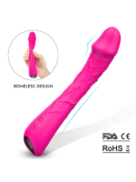 Sunshine Şarjlı Esnek Bükülebilir G Nokta Uyarıcı Güçlü Titreşimli Yumuşak Yapay Penis Vibratör