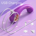 Antlers Şarjlı Tutma Halkalı Güçlü Titreşimli Kavisli G Nokta Uyarıcı Vibratör - Görsel 6