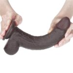 23 CM Hareketli Deri Ultra Yumuşak Çift Katmanlı Zenci Penis - Sliding Skin Dual Layer Dong - Görsel 8