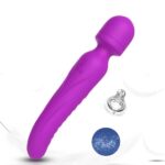 PRIME TOYS Chobe Isıtmalı Çift Titreşim Motorlu Klitoris ve G Nokta Wand Orgazm Vibratör - Mor - Görsel 7